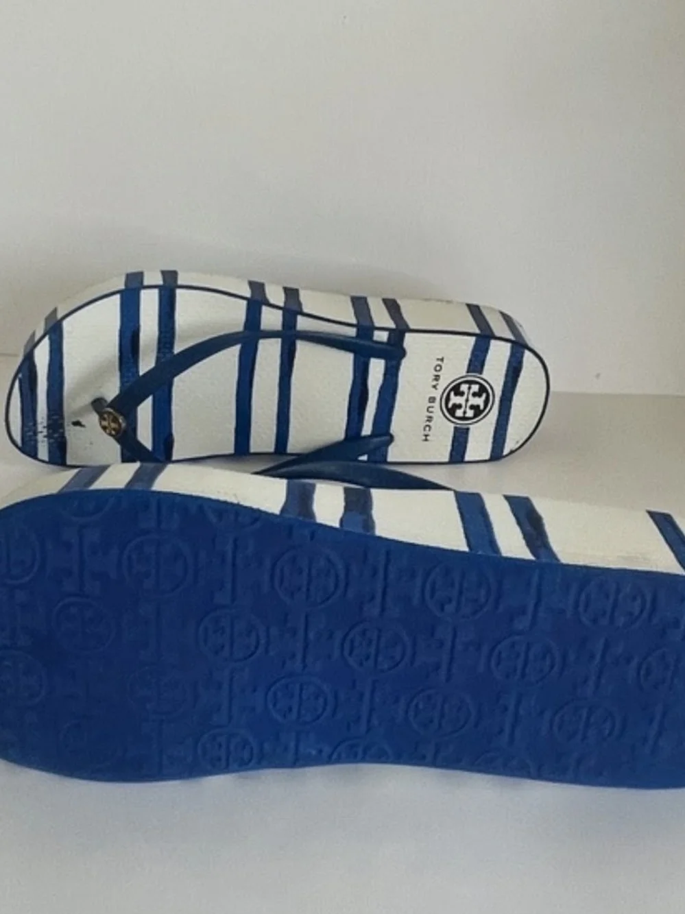 Tory Burch Blue & White Stripe Men’s Bag
